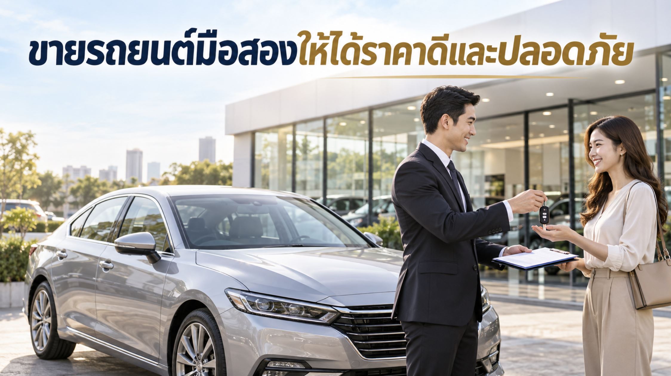 ขายรถยนต์มือสองให้ได้ราคาดี ต้องเตรียมรถ เอกสาร และขั้นตอนโอนอย่างไรให้ปลอดภัย 1